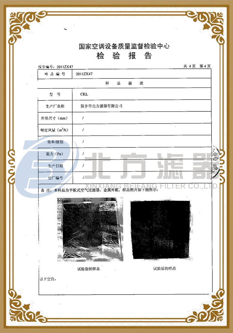 聚結(jié)空氣過濾器檢測報(bào)告-5